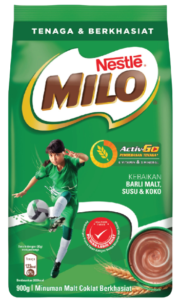 Nestlé MILO Activ-Go Chocolate Malt Drink 900g