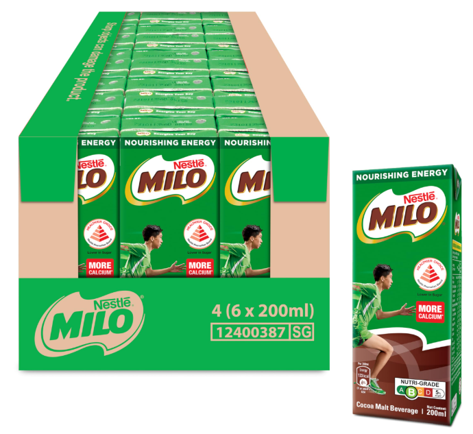 Nestlé MILO UHT Chocolate Malt Drink 200ml