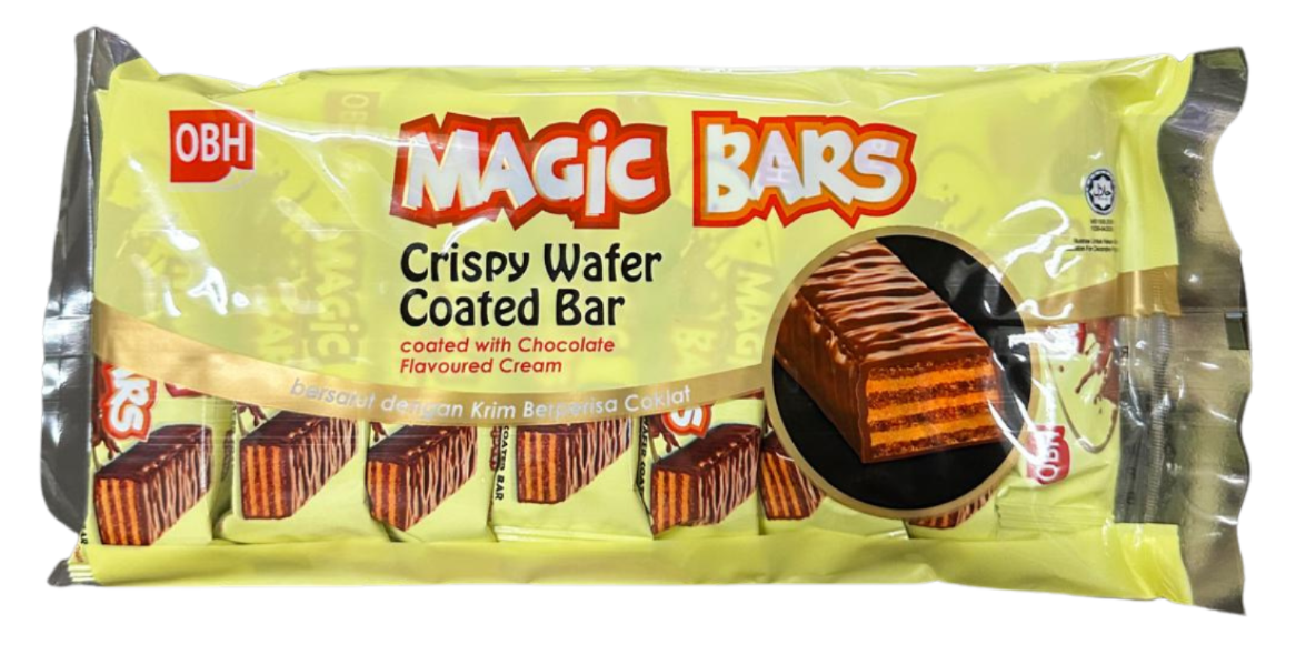 Magic Bars Crispy Wafer Coated Bar – Chocolate Flavoured Cream