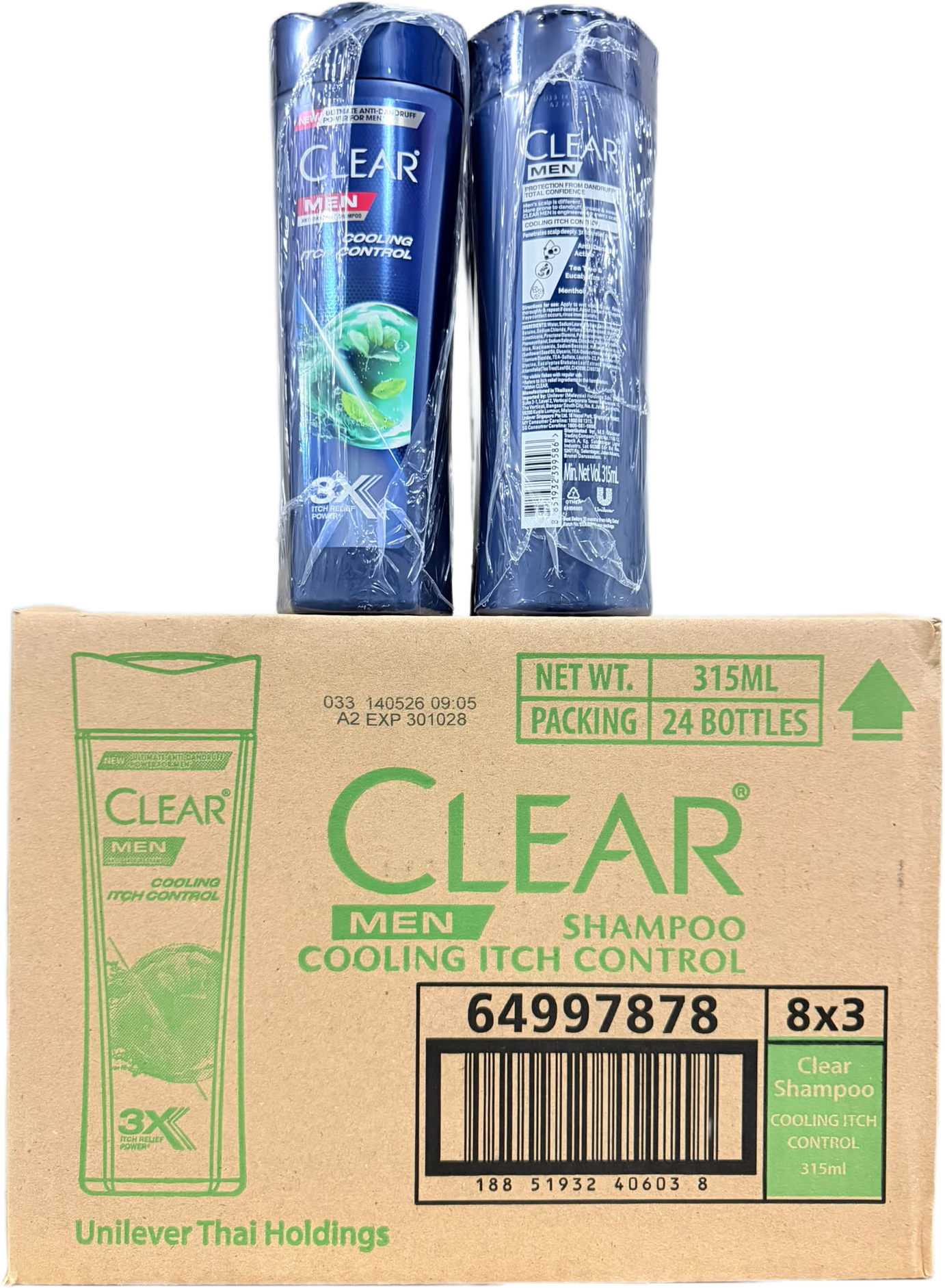CLEAR Men Cooling Itch Control Shampoo 315ml