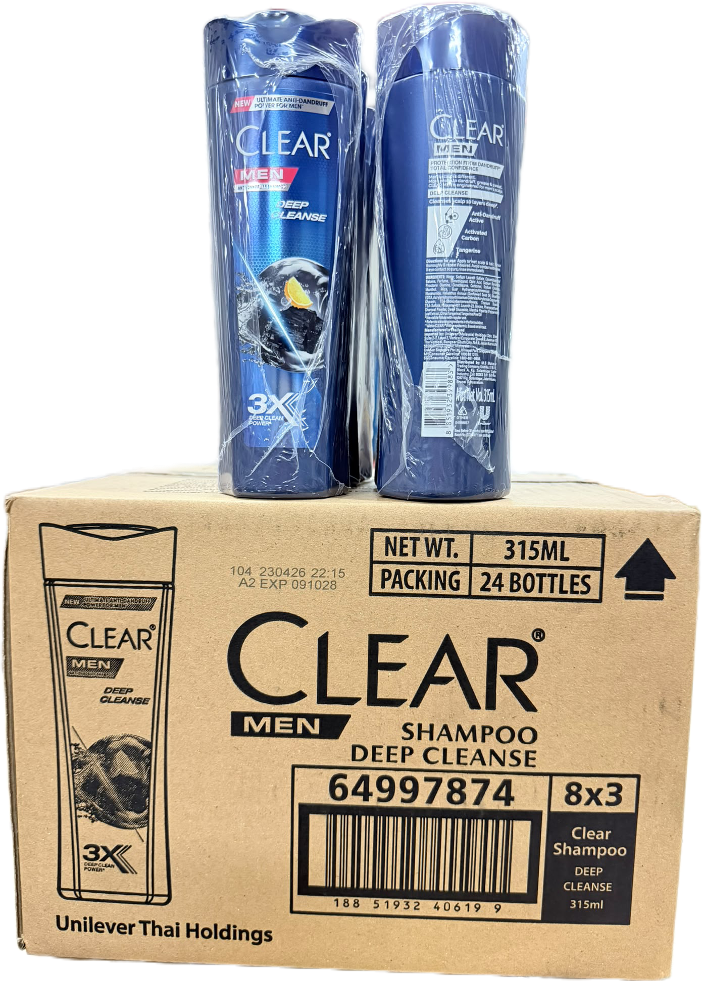 CLEAR Men Deep Cleanse Shampoo 315ml
