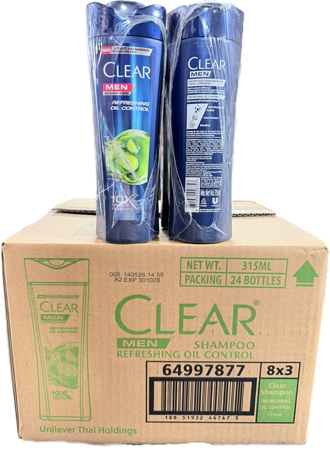 CLEAR Men Refreshing Oil Control Shampoo 315ml