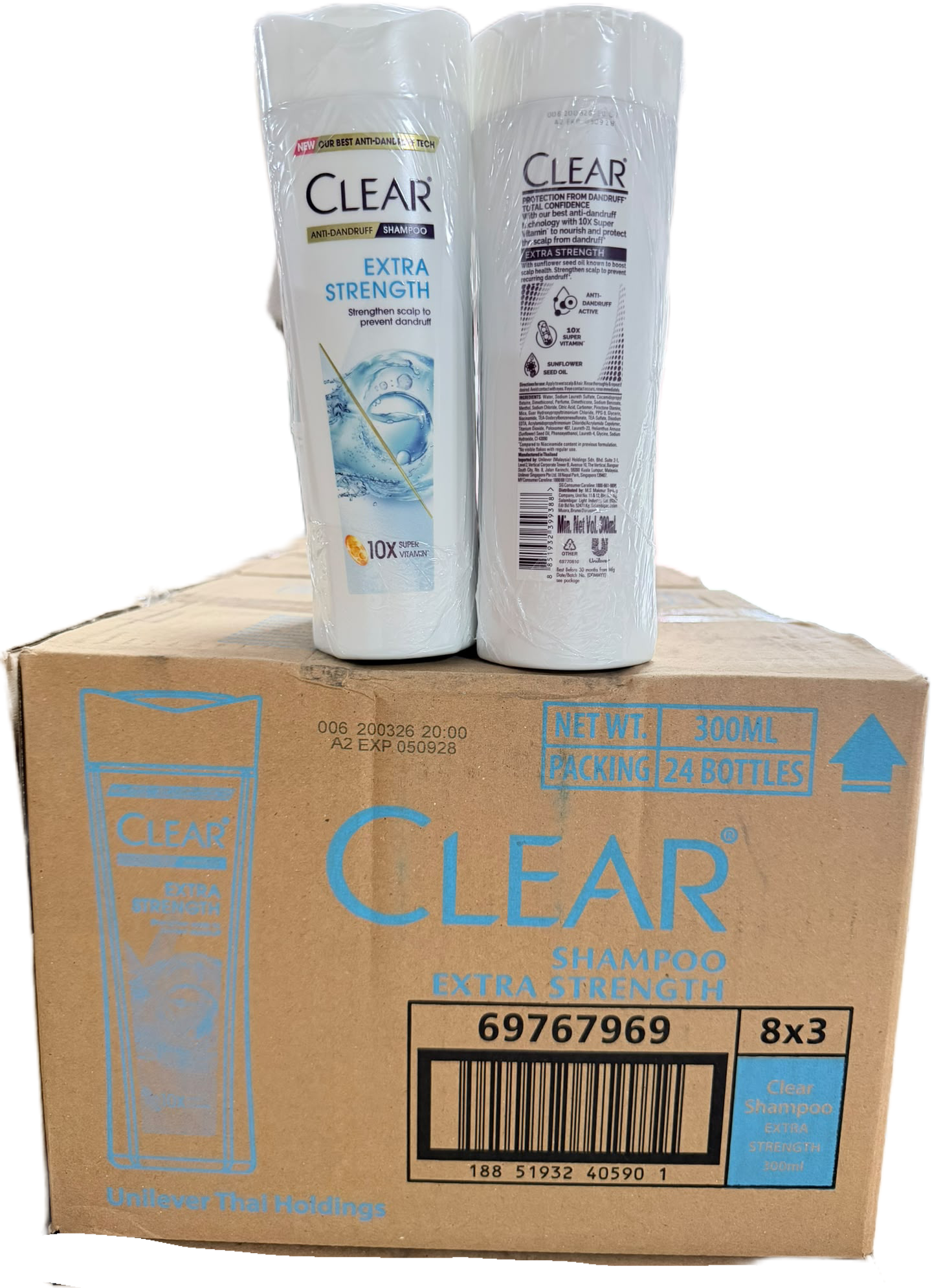 CLEAR Extra Strength Shampoo 300ml