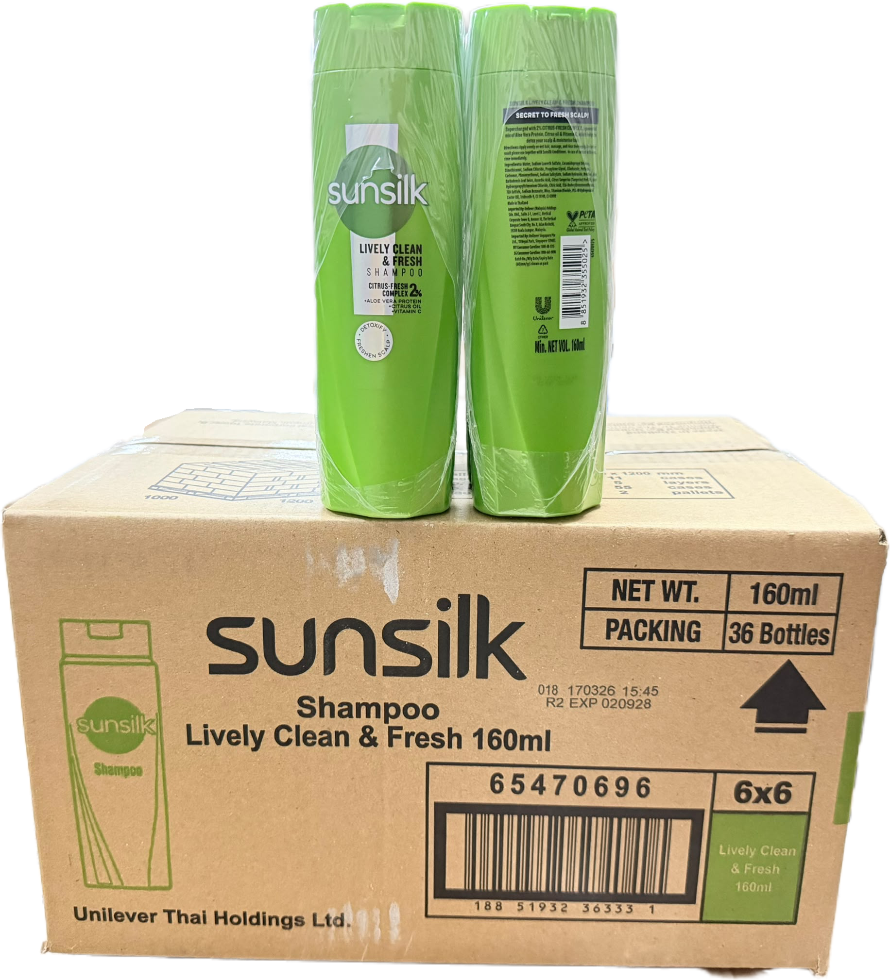 Sunsilk Lively Clean & Fresh Shampoo 160ml