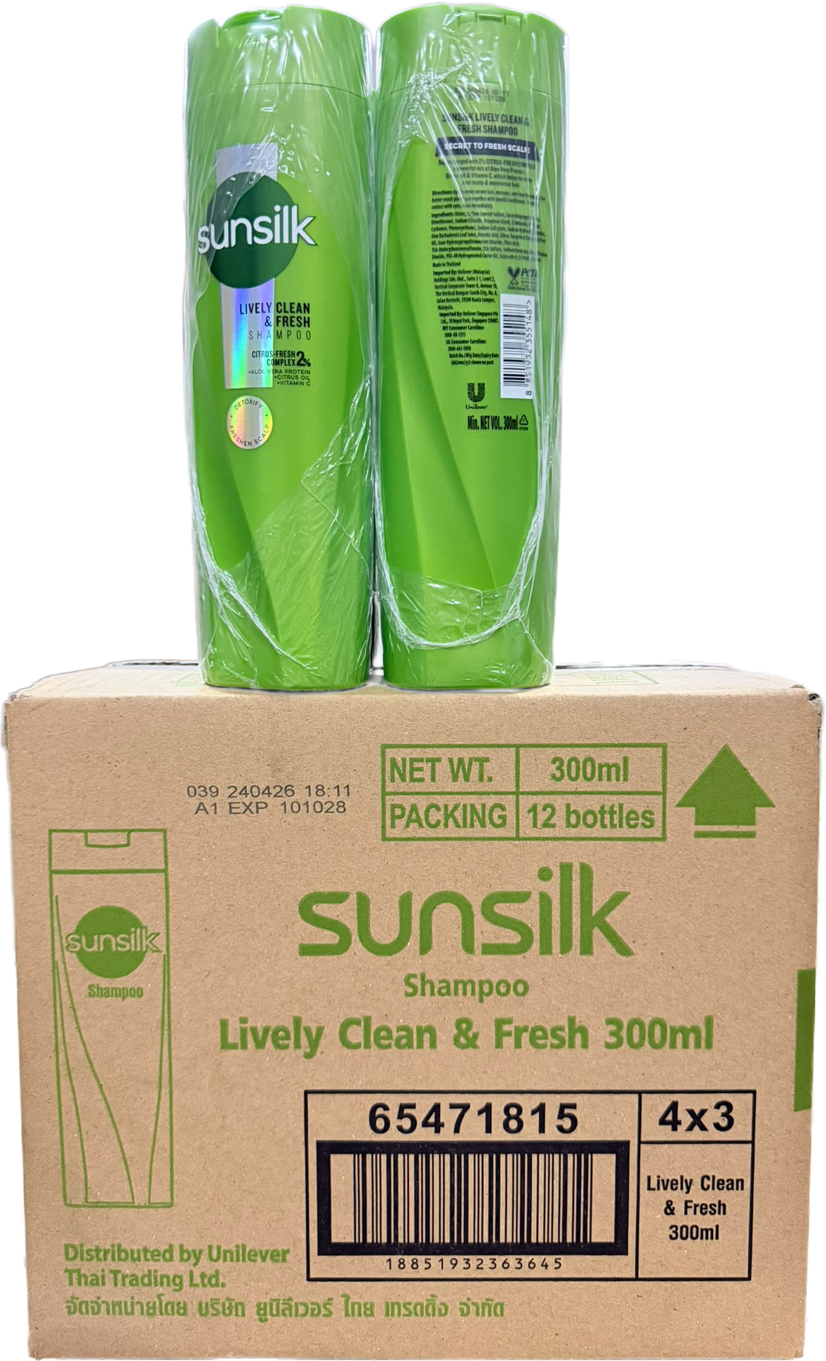 Sunsilk Lively Clean & Fresh Shampoo 300ml