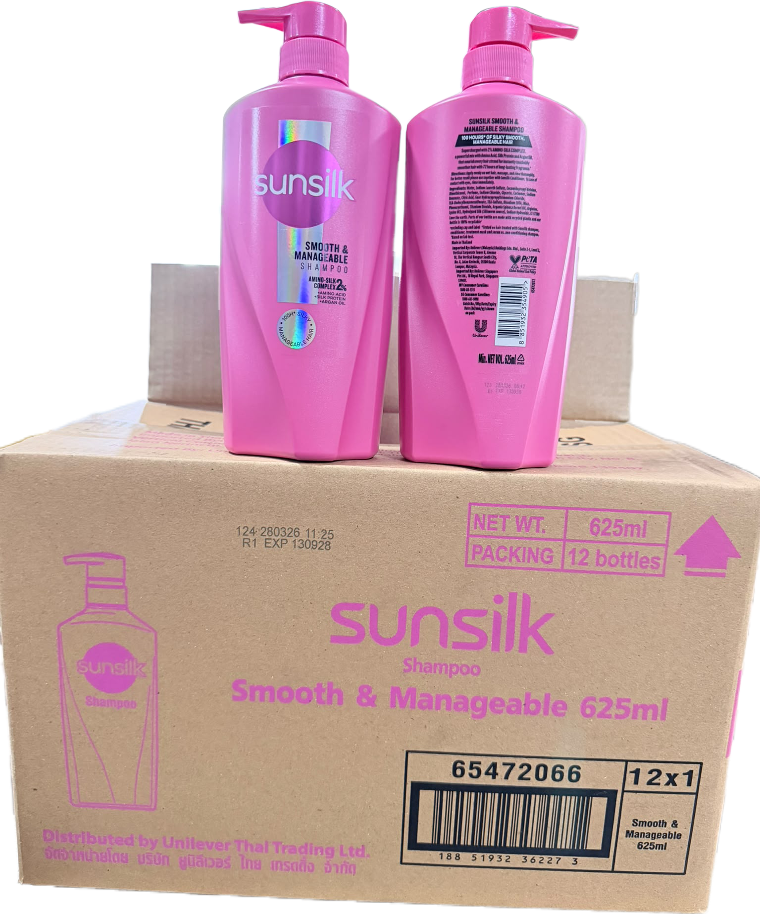 Sunsilk Smooth & Manageable Shampoo 625ml