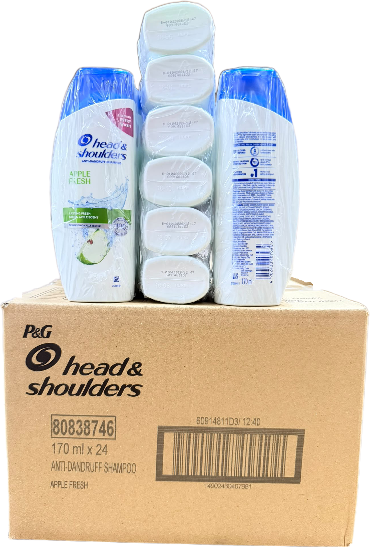 Head & Shoulders Apple Fresh Anti-Dandruff Shampoo 170ml