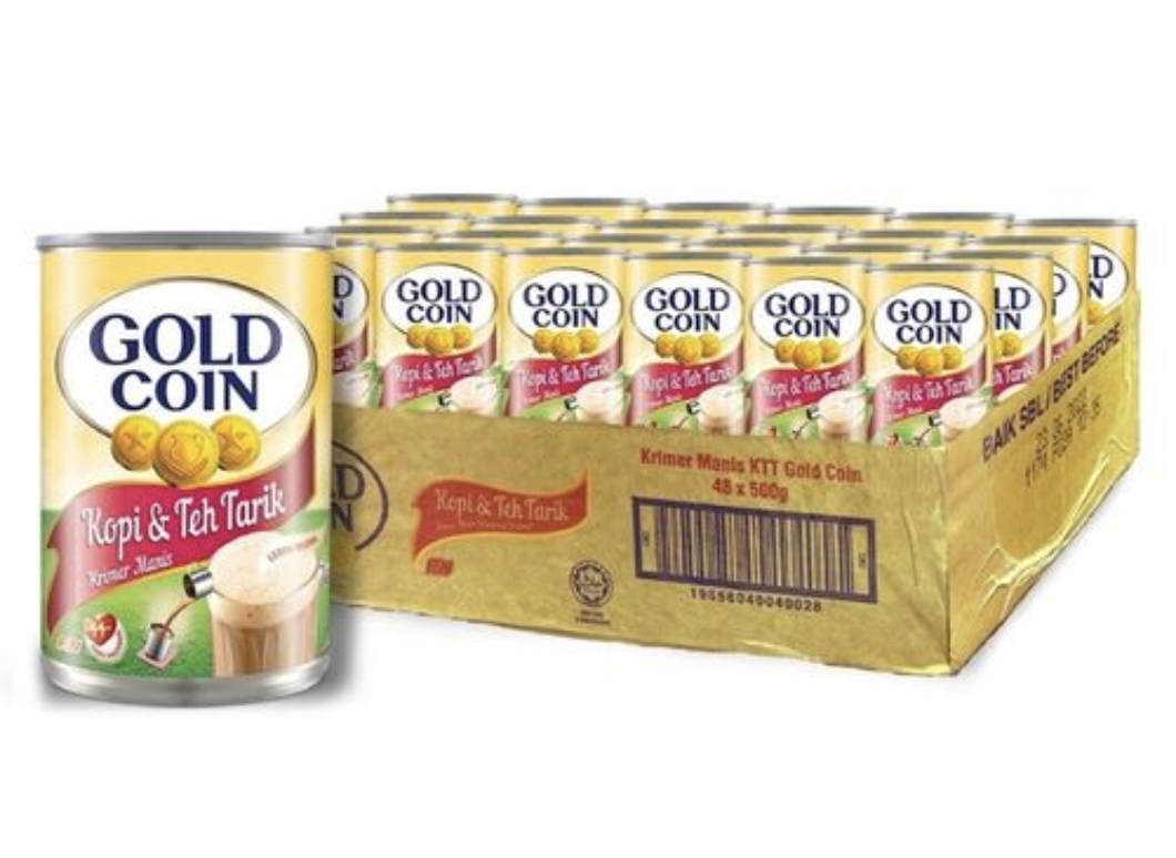 Gold coin kopi tarik sweetened cremer