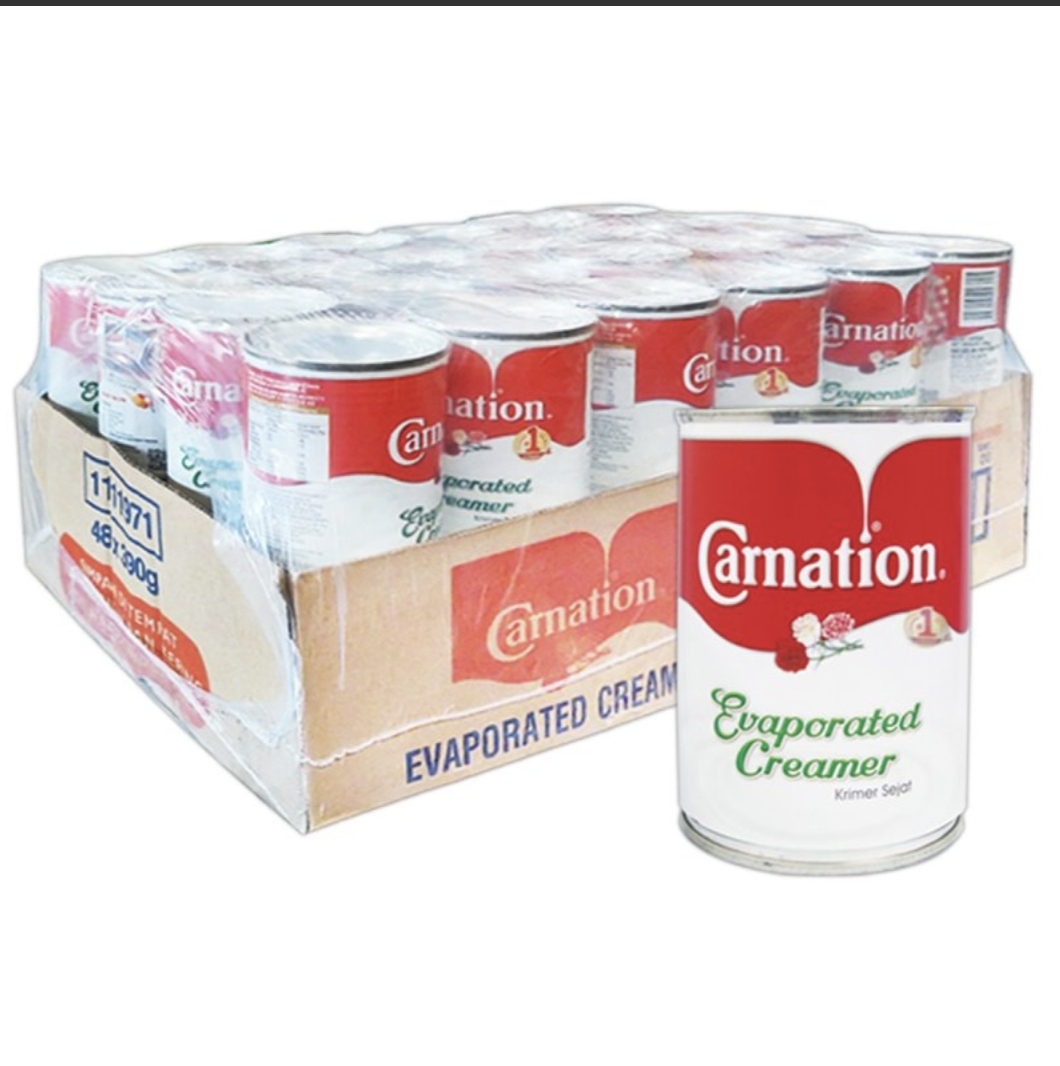 Carnition evaporated creamer